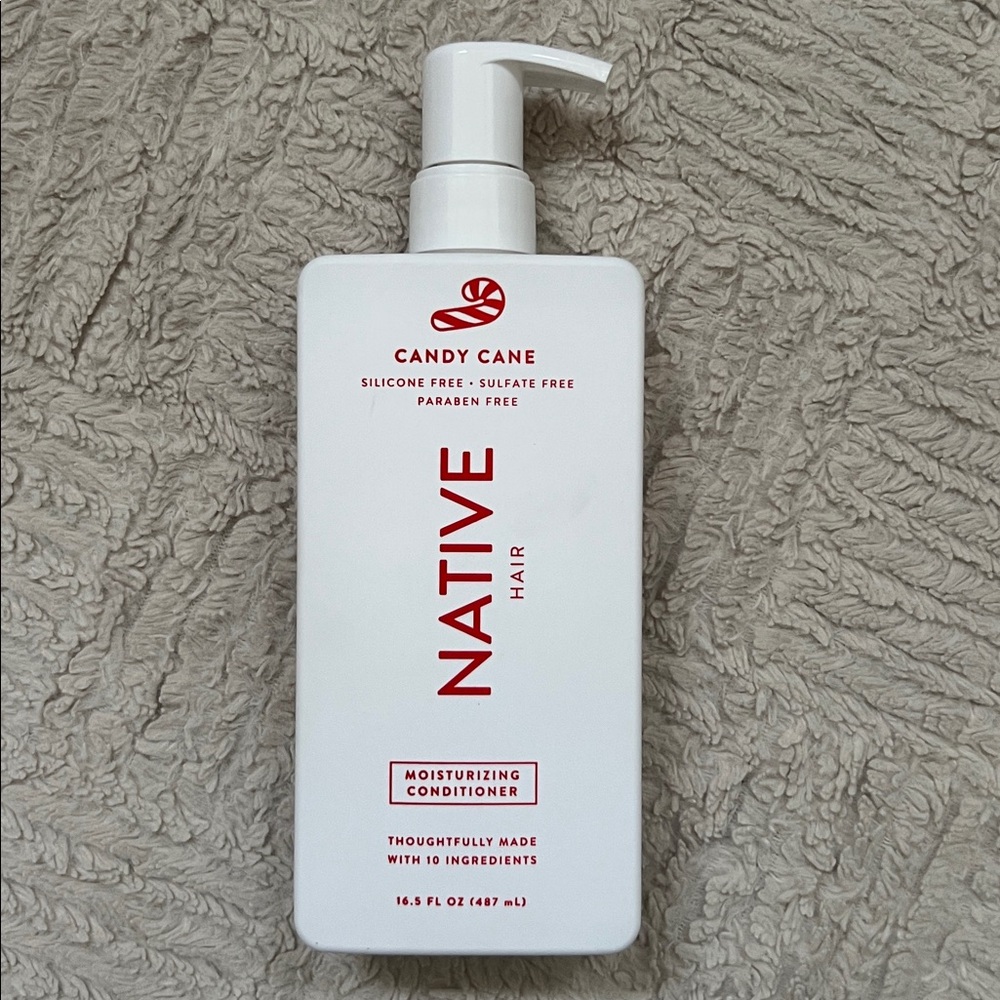 Native Candy Cane 16.5 oz Moisturizing conditioner in pump bottle NEW